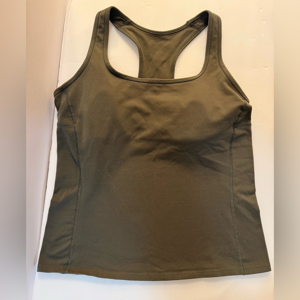 GapBodyFit Olive Sports Bra